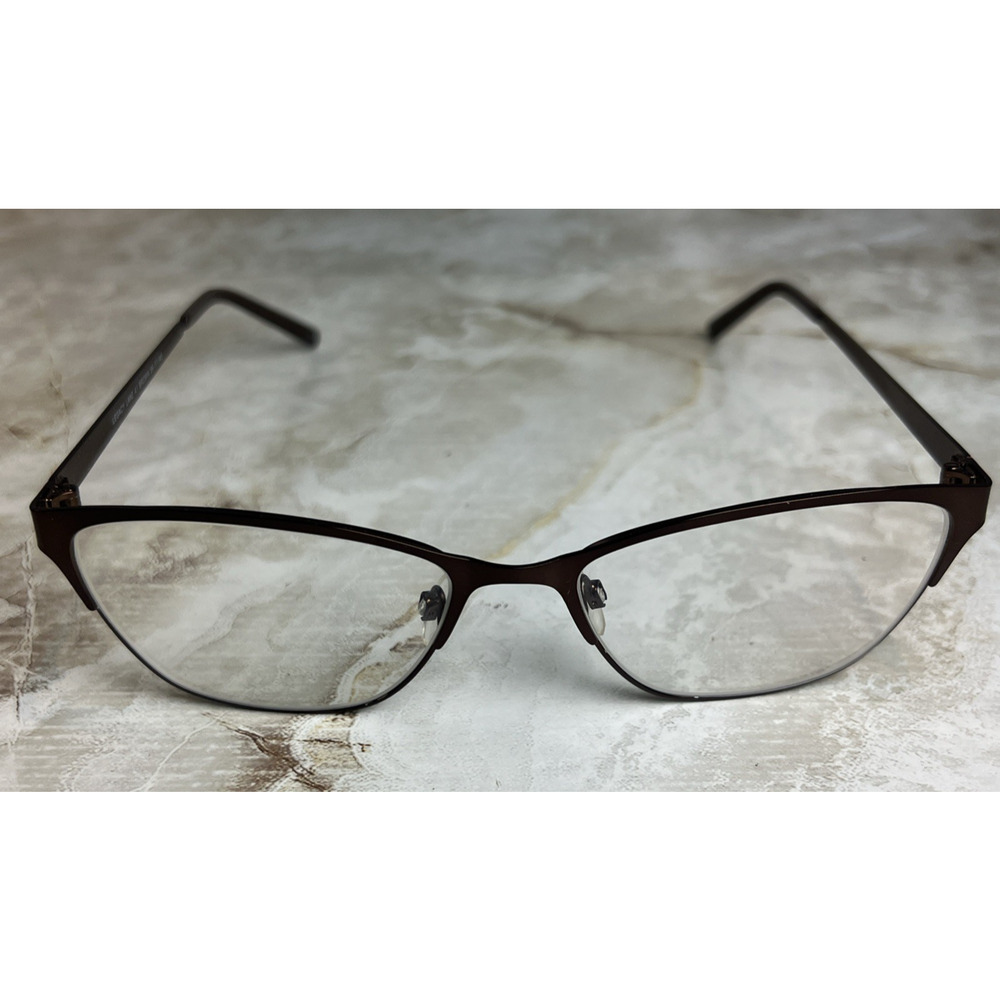 Legacy Lane 41 Brown Eyeglasses Cat Eye Frames Women 56-17-145 FOR FRAMES ONLY